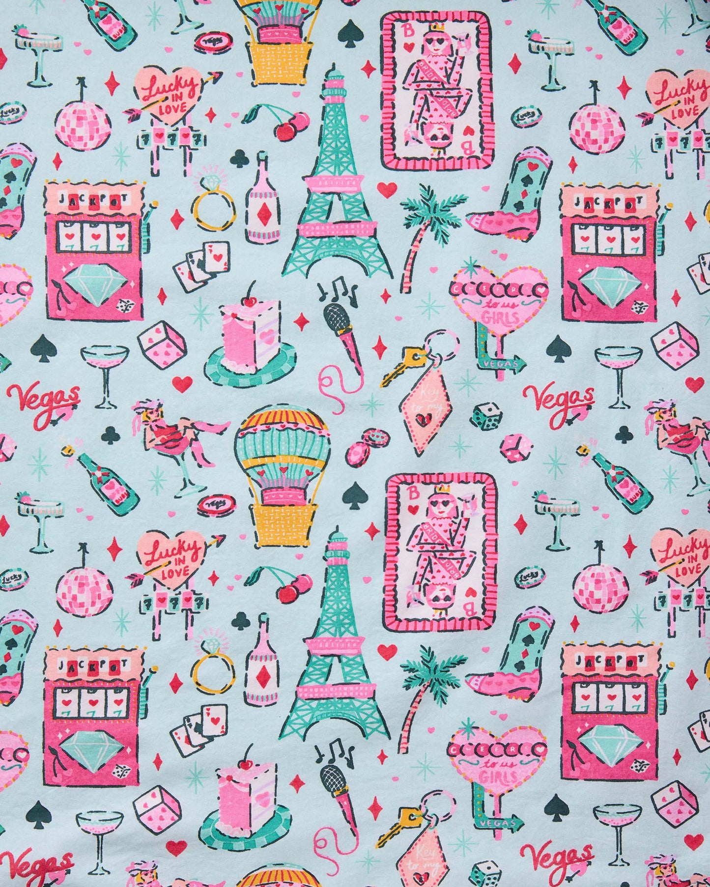 Viva Las Vegas - The Traveler Tote - Mint - Printfresh