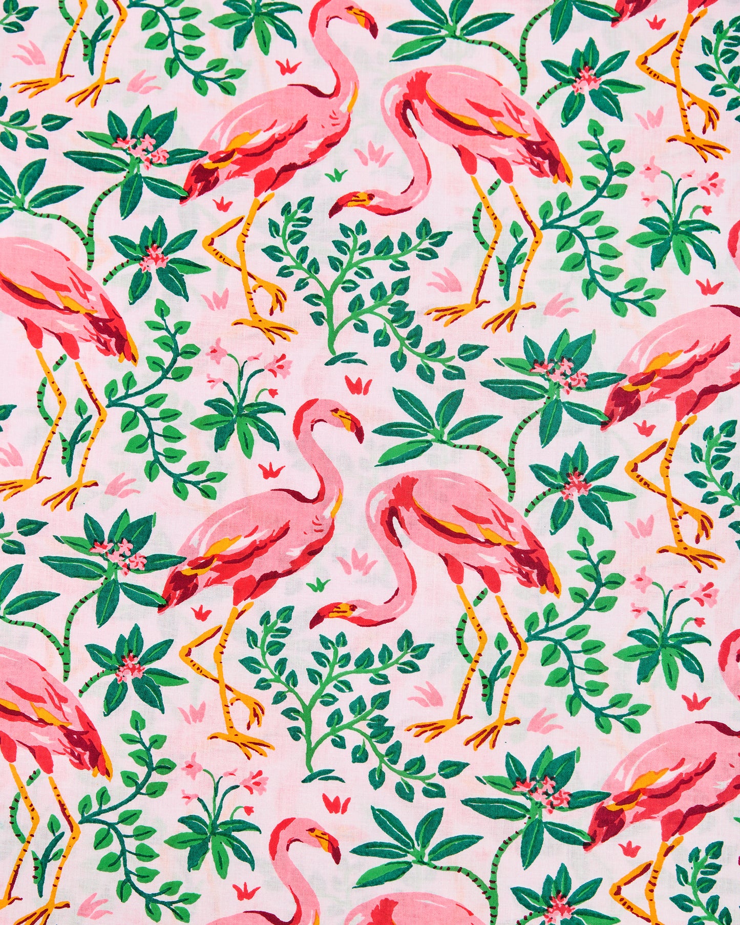 Flock Of Flamingos - Let's Cruise Caftan - Rose - Printfresh