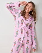 Leopard Nutcrackers - Eco Satin Chelsea Set - Pink Candy Cane - Printfresh