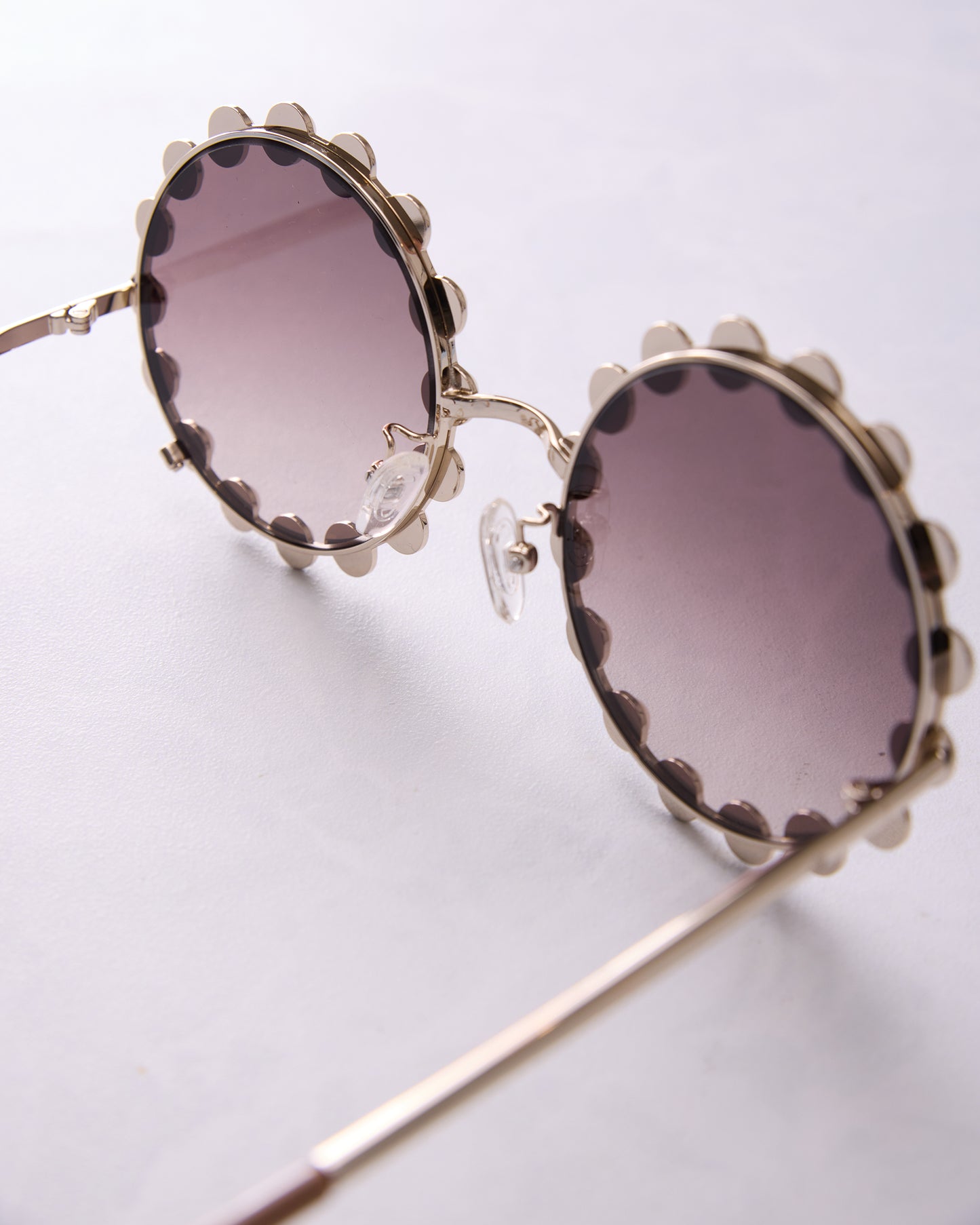 Ivory - Ivory Walnut Memphis Sunglasses - Lele Sadoughi - Printfresh