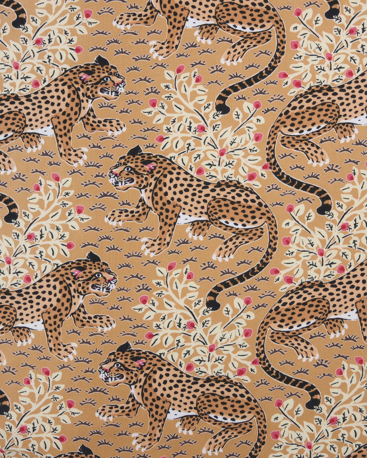 Bagheera - Lightweight Flannel Long PJ Set - Tobacco - Printfresh