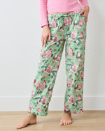 Holiday Hens - PJ Pants - Sage - Printfresh