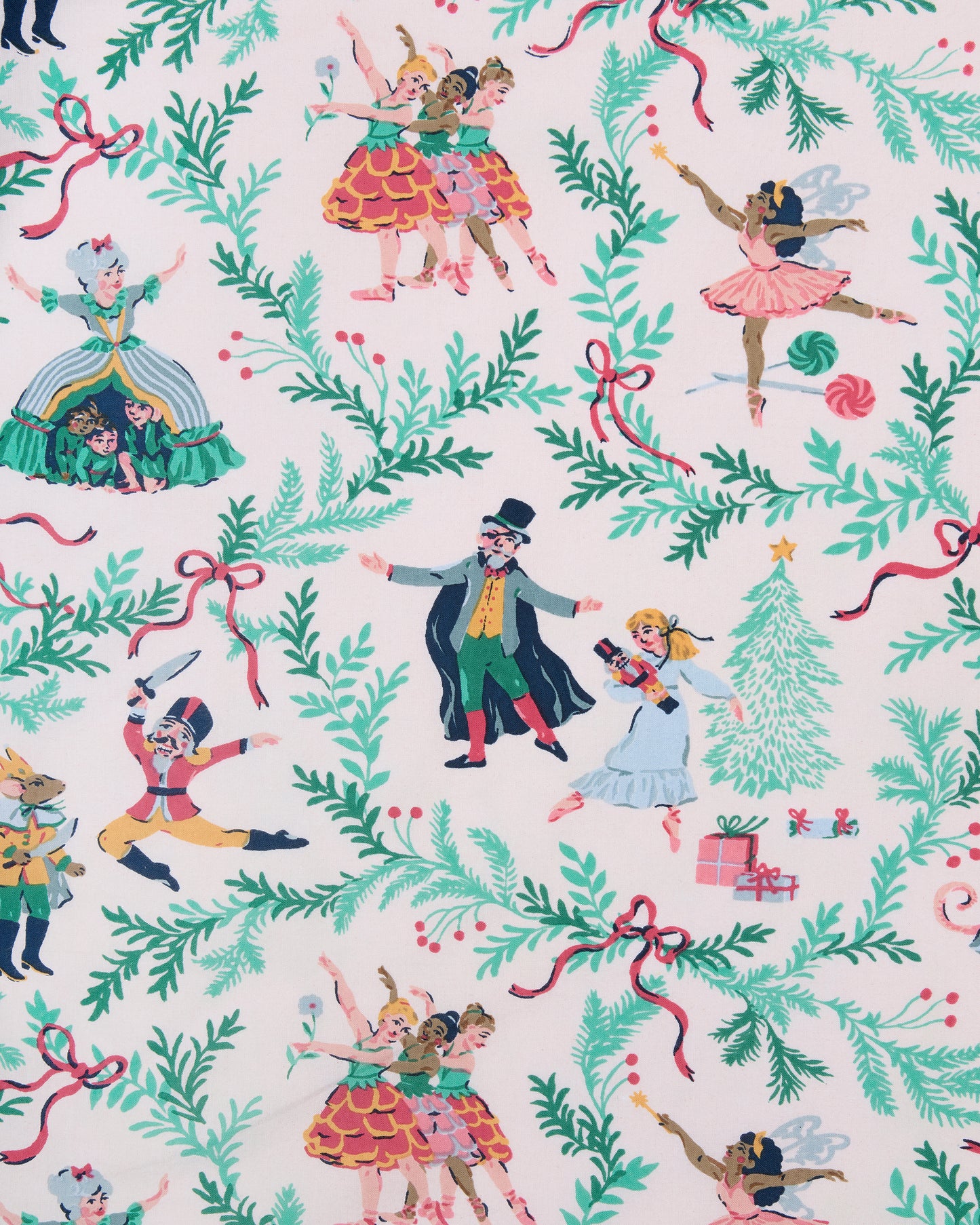 Nutcracker Dreams - Long PJ Set - Sweet Cream - Printfresh