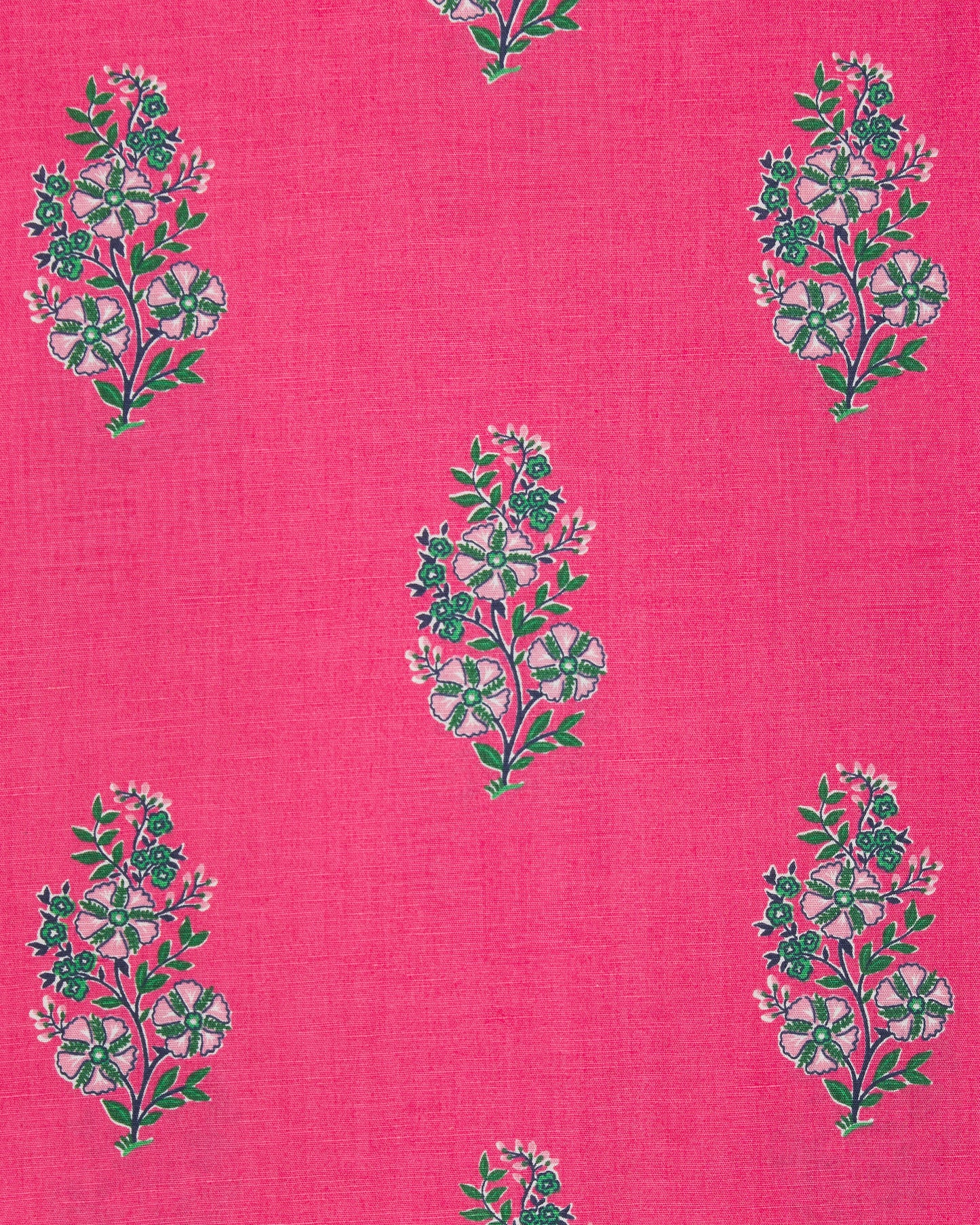 Bouquet Blossoms - Ocean View Long Tunic Dress - Hot Pink - Printfresh