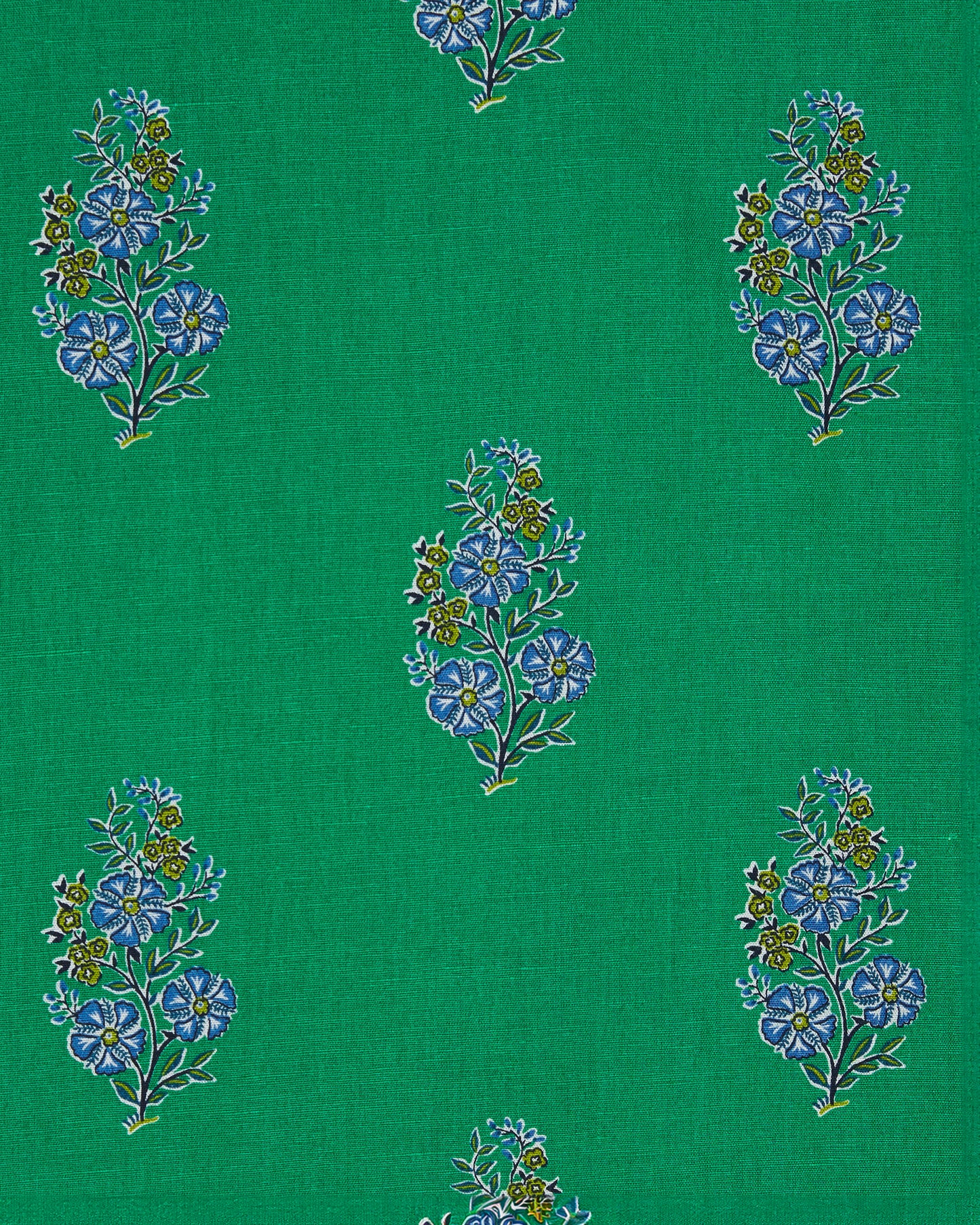 Bouquet Blossoms - Ocean View Long Tunic Dress - Lucky Green - Printfresh