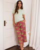 Bagheera - Cropped Pajama Pants - Hot Pink - Printfresh