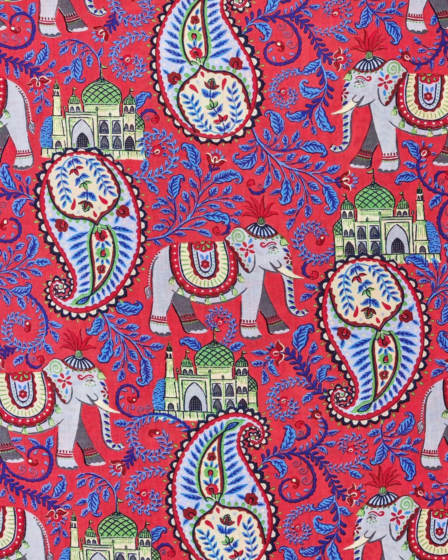 Palace Paisley - Greta Blouse - Paprika - Printfresh