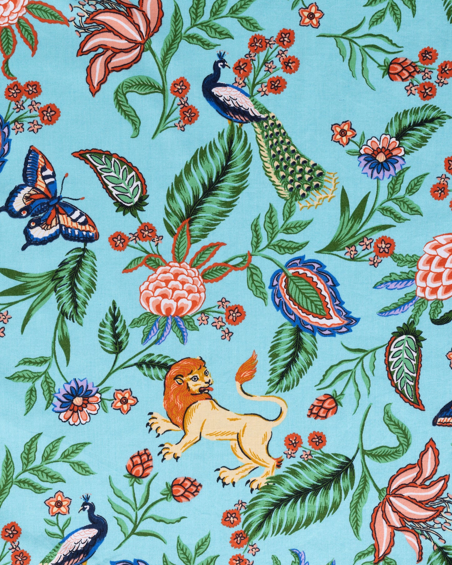 Garden District - Gracie Dress - Caribbean Blue - Printfresh