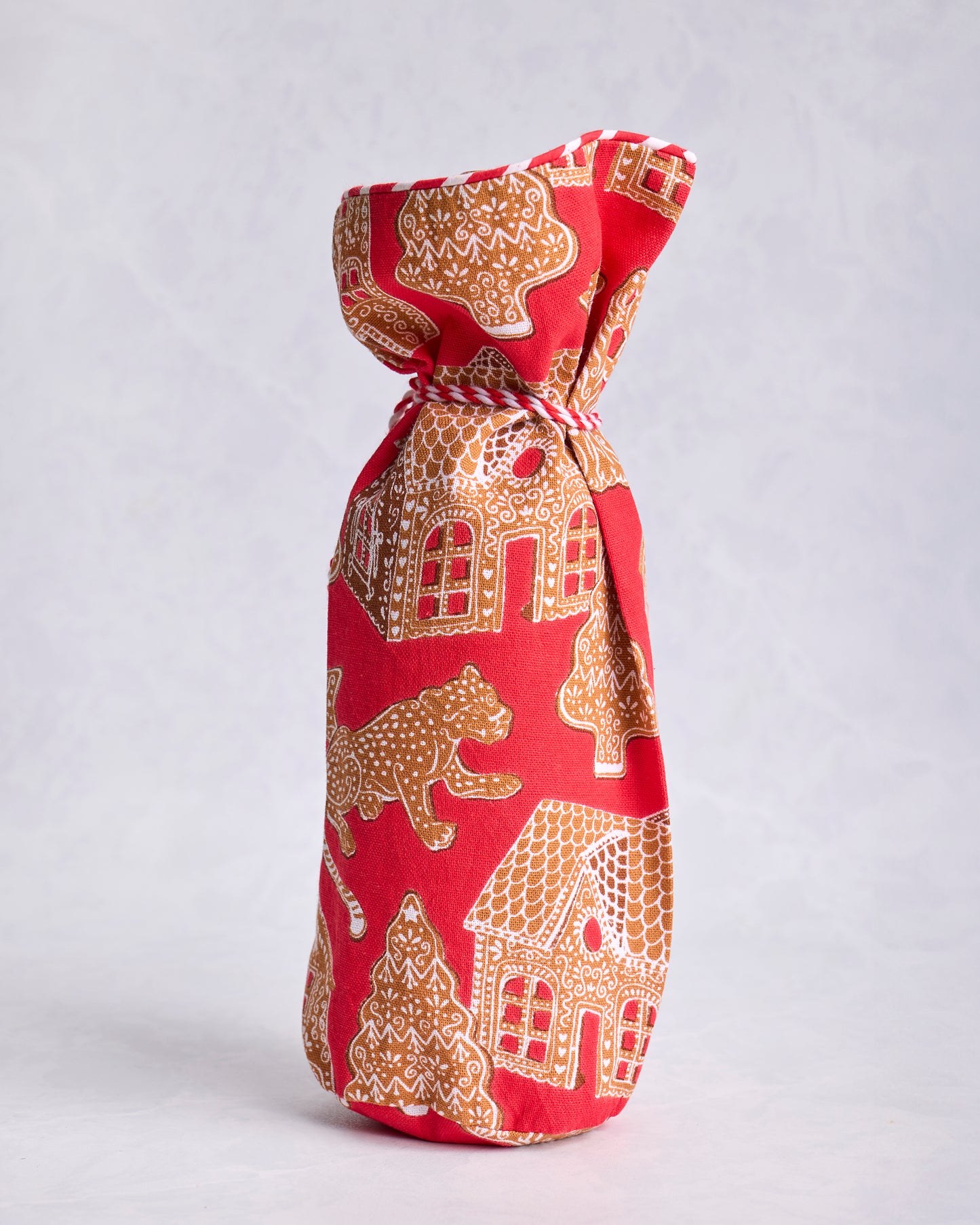 Gingerbread Party - Wine Bag - Ruby - Printfresh