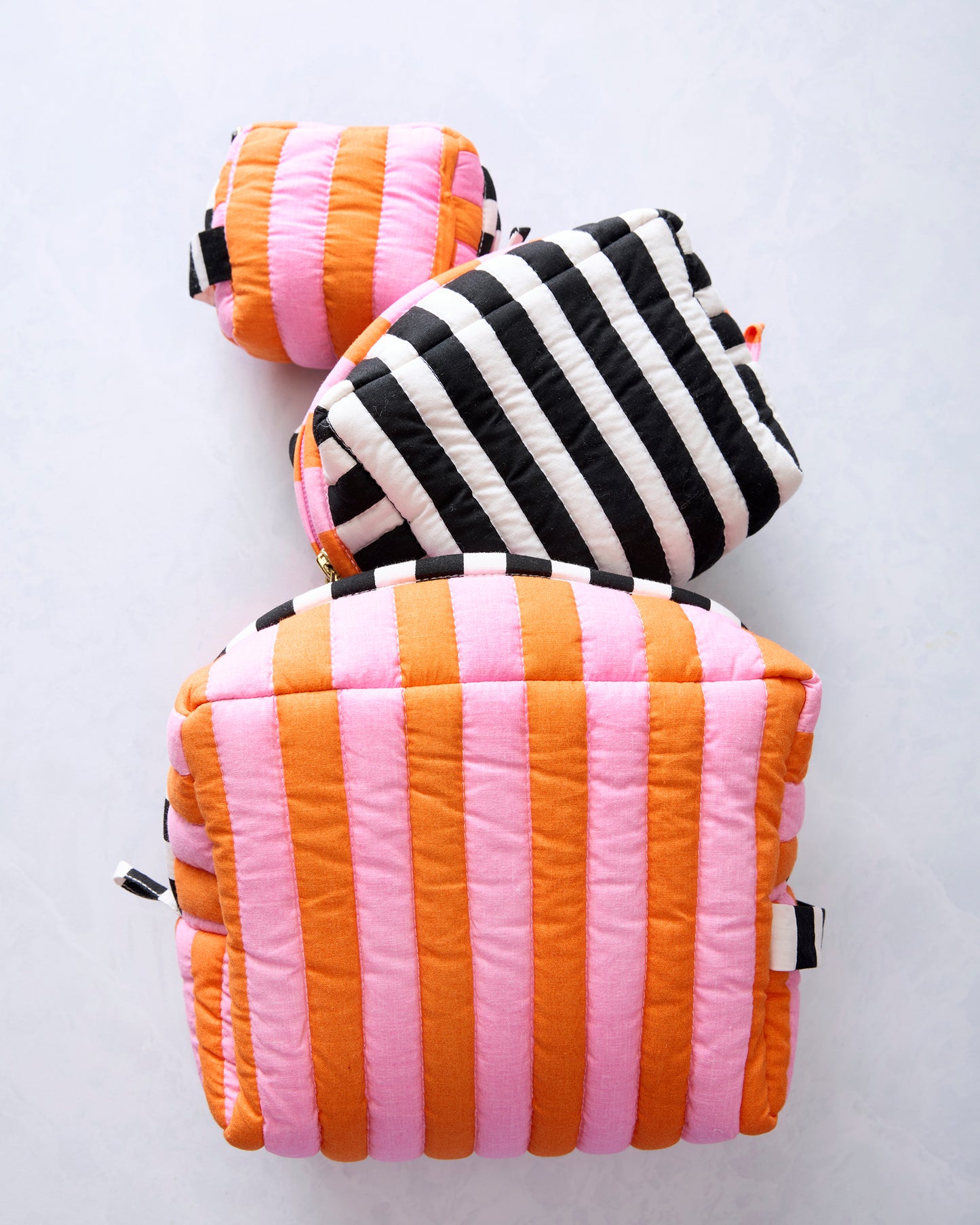 Showtime Stripes - Three's Best Pouch Set - Skeleton Candy - Printfresh