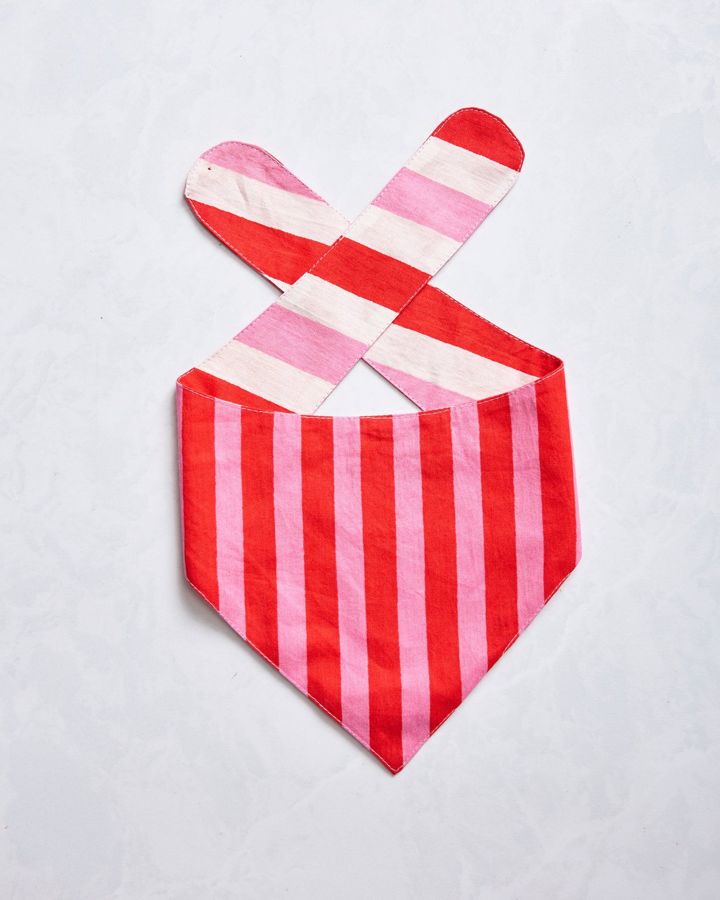 Taffy Stripes - Pet Bandana - Peppermint Swirl - Printfresh