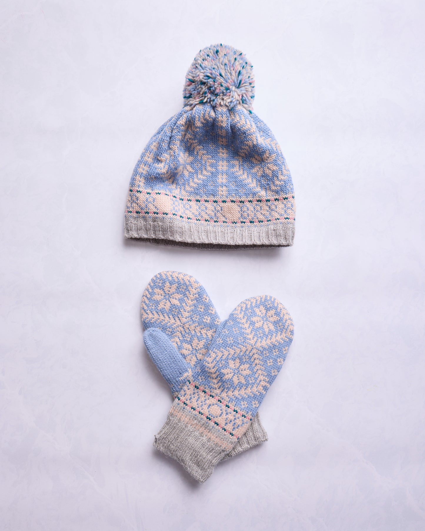 Light Blue - Novelty Nordic Hat - Printfresh