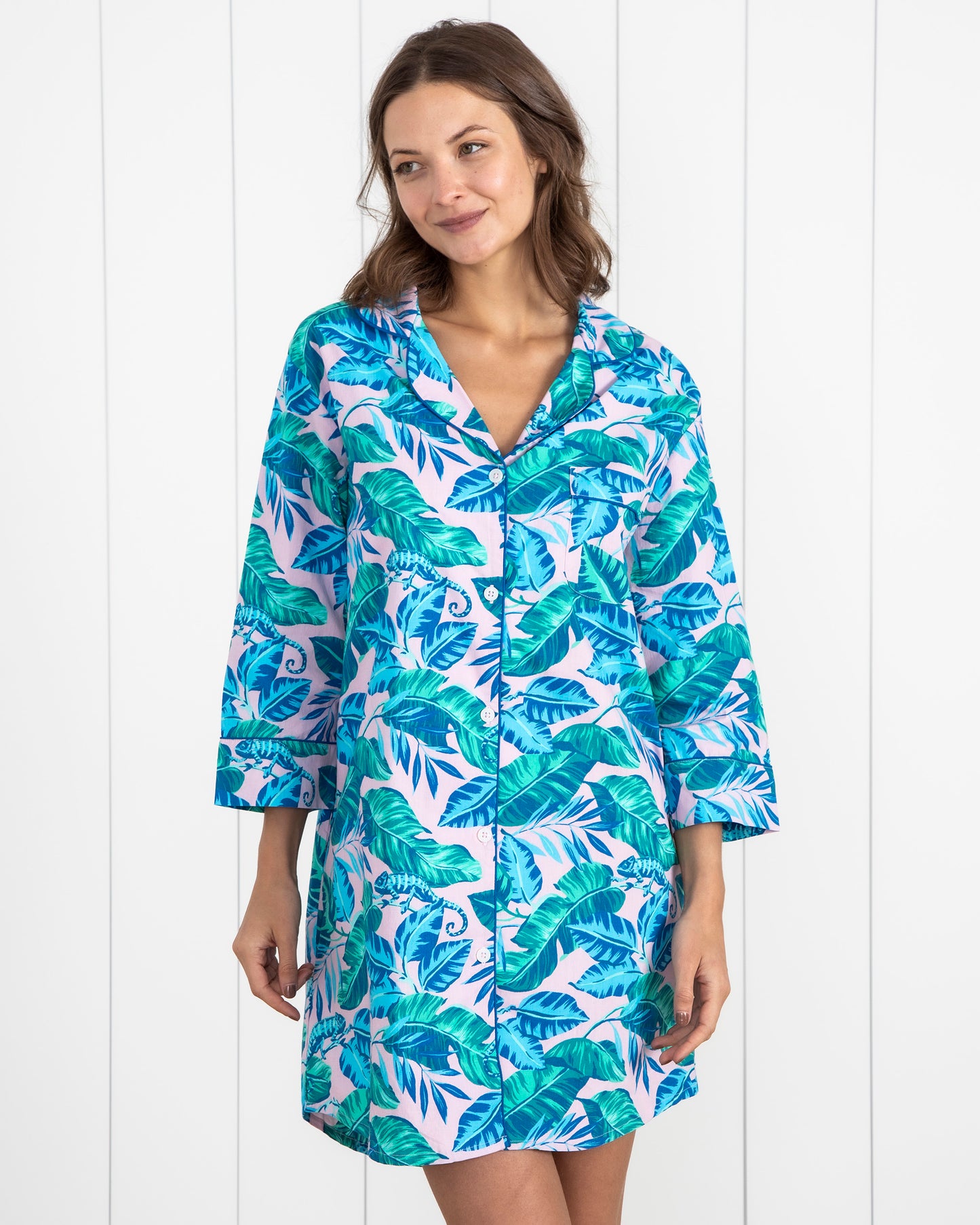 Karma Chameleon - Sleep Shirt - Bubblegum Pink - Printfresh