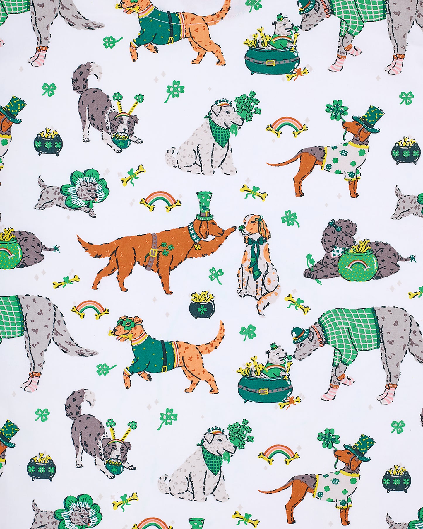 Lucky Paws - Mens PJ Pant - Irish Cream - Printfresh