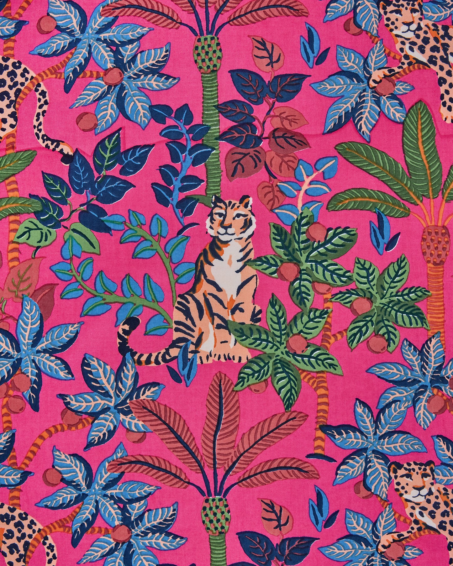 Big Cat Energy - Short PJ Set - Fuchsia - Printfresh