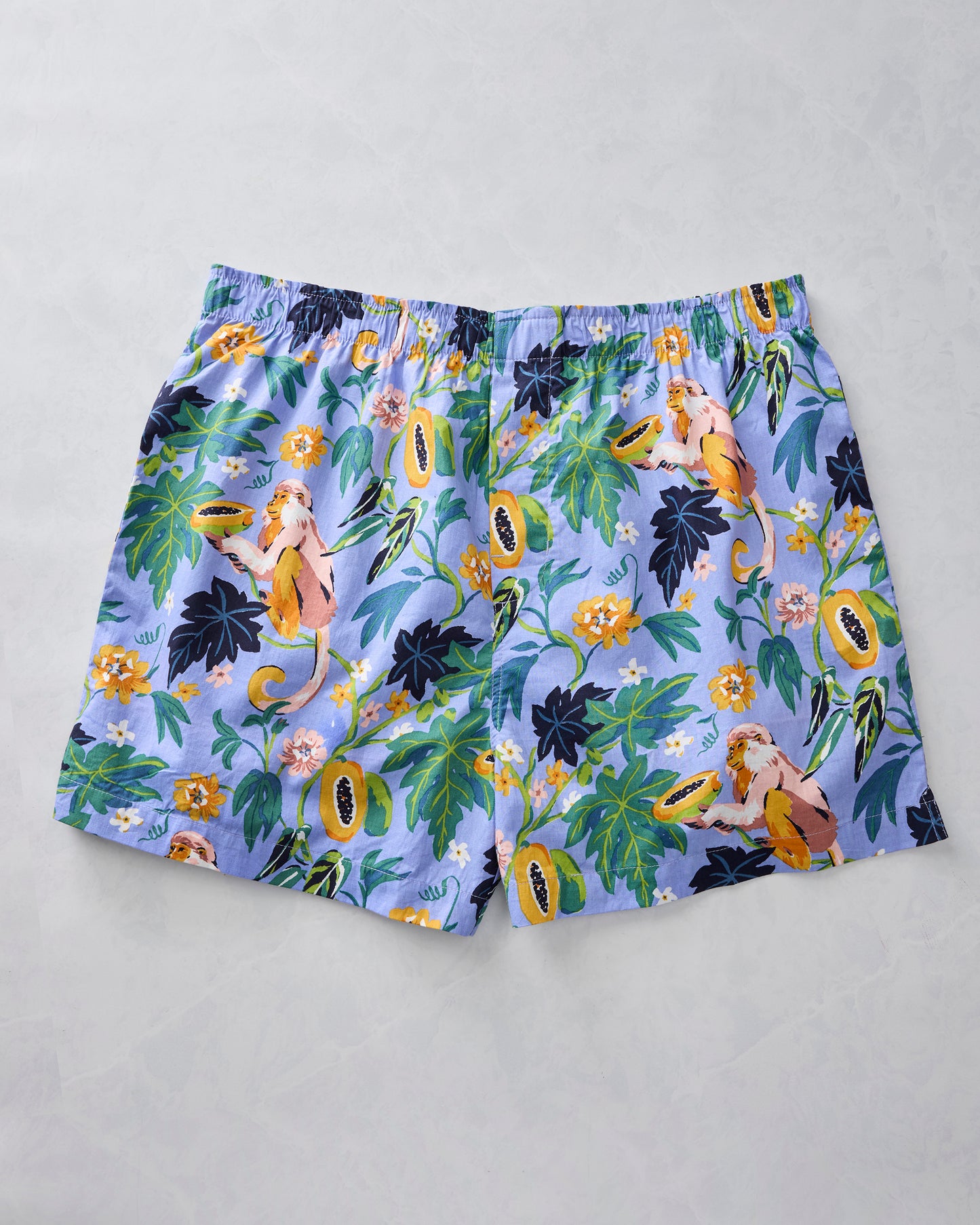 Papaya Paradise - Men's Boxer - Periwinkle