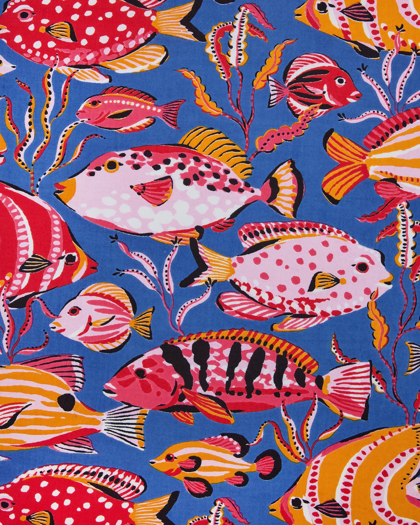 Tropical Fish - Short PJ Set - Sapphire Lagoon - Printfresh