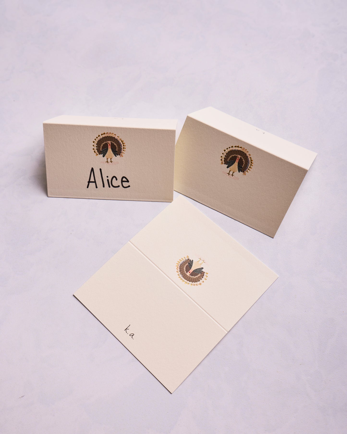 Ivory Combo - Gobble Place Cards - Karen Adams Designs - Printfresh
