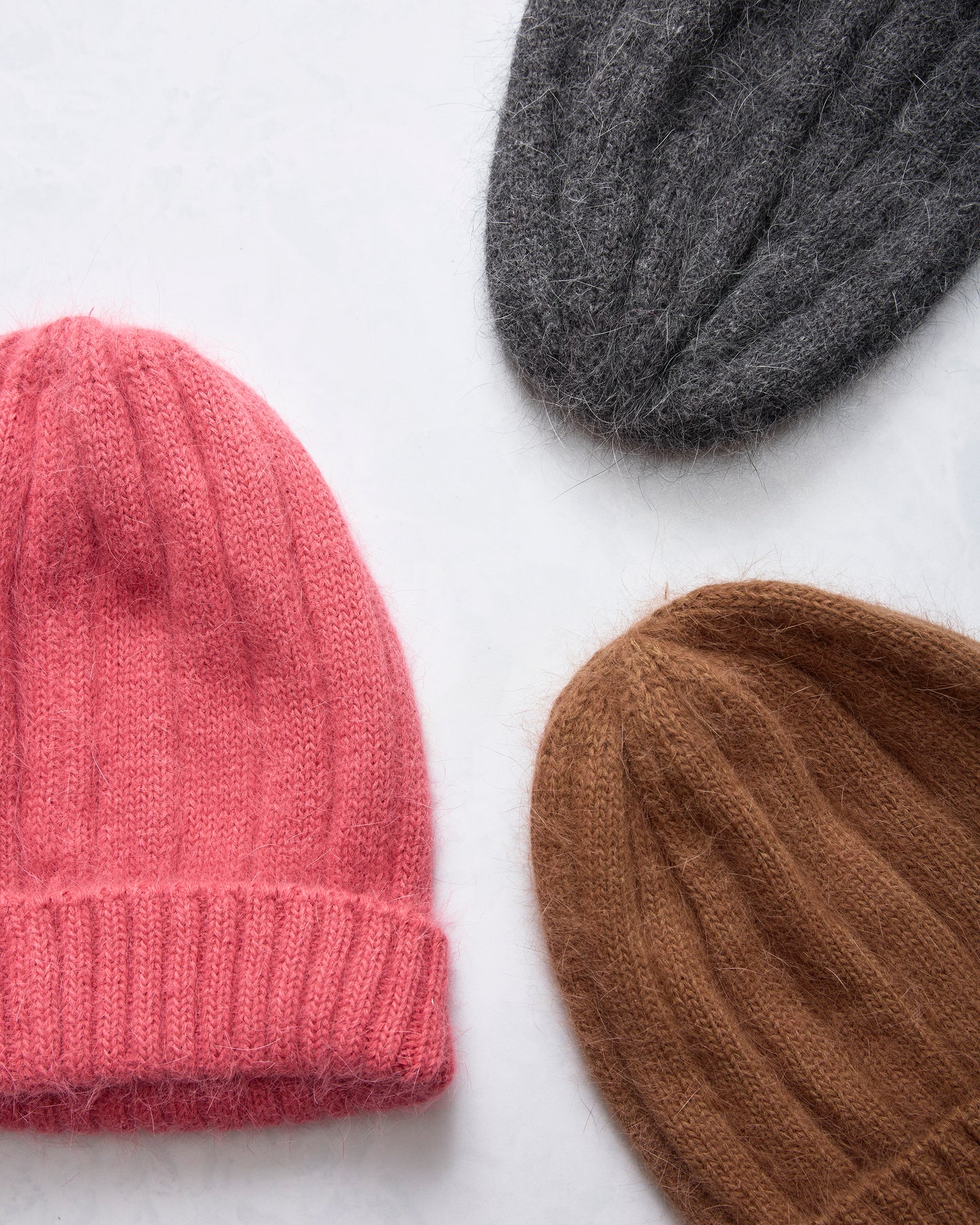 Comfortarians - Super Soft Angora Beanie - Dark Pink - Printfresh