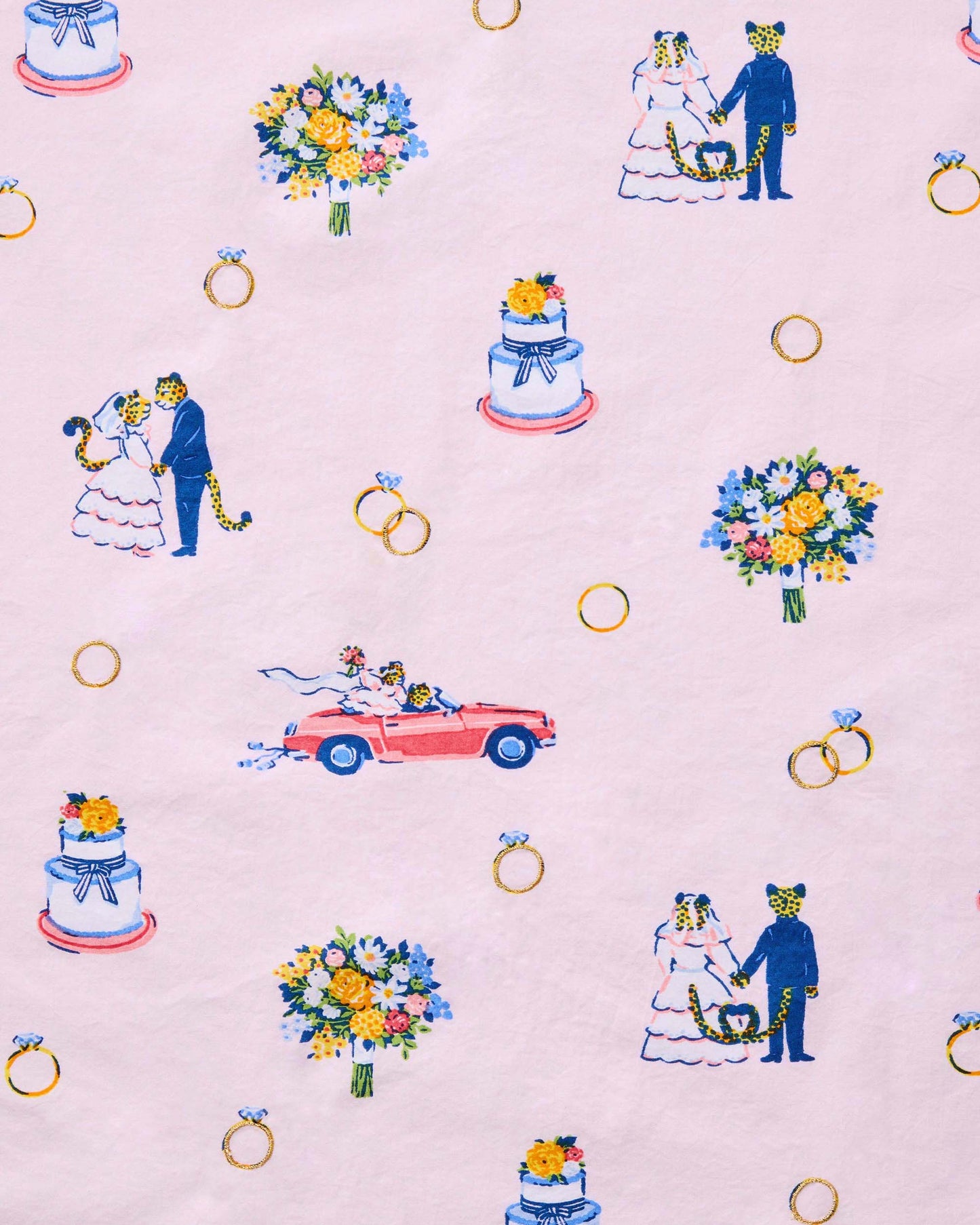 Happily Ever After - Quilted Pouch - Blush - Printfresh