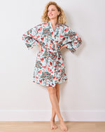 Hen House - Getting Ready Robe - Soft Blue - Printfresh