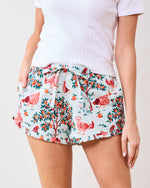 Hen House - Ruffle Shorts - Soft Blue - Printfresh
