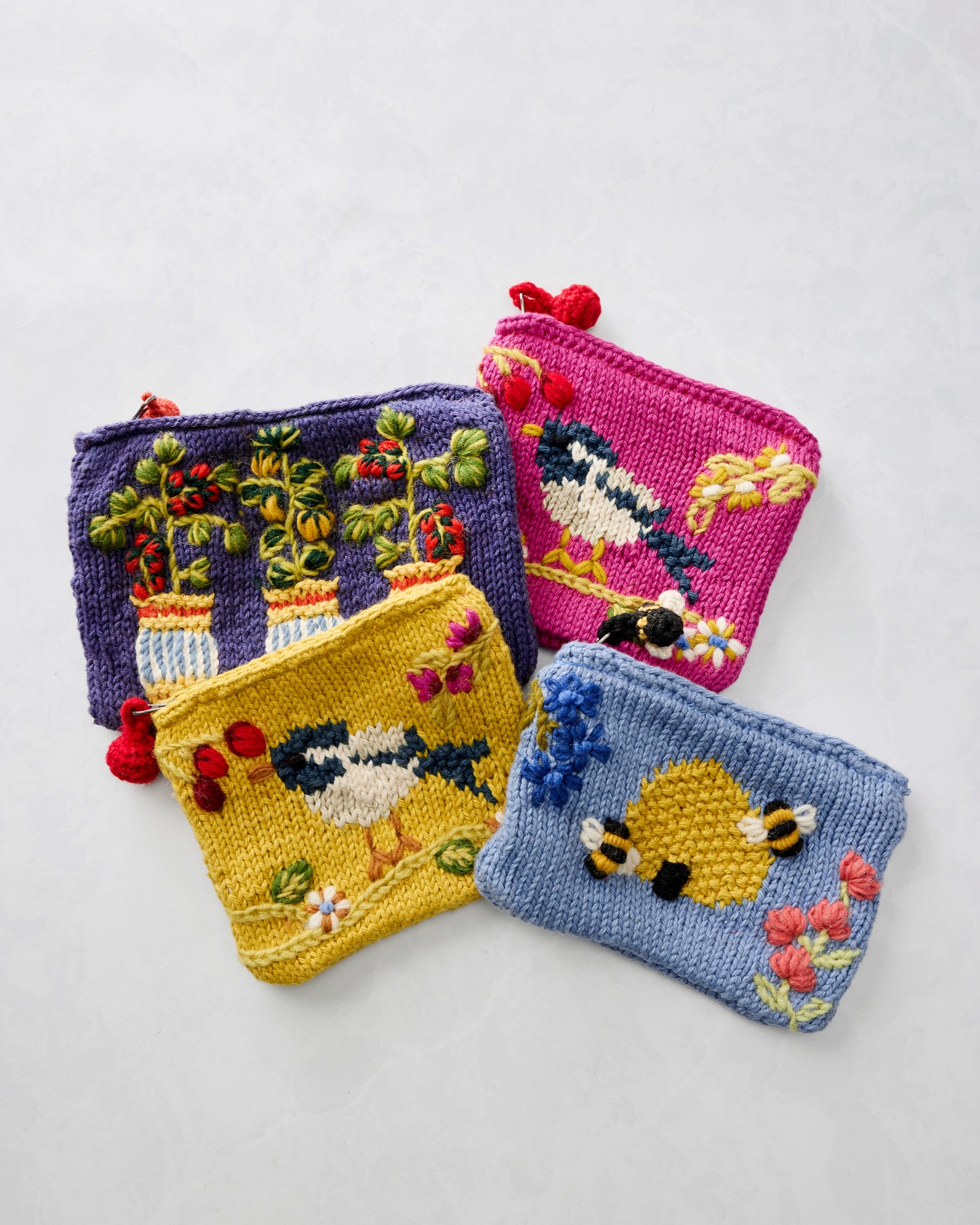Sweet Bee - Bee Pouch - Blue - Printfresh