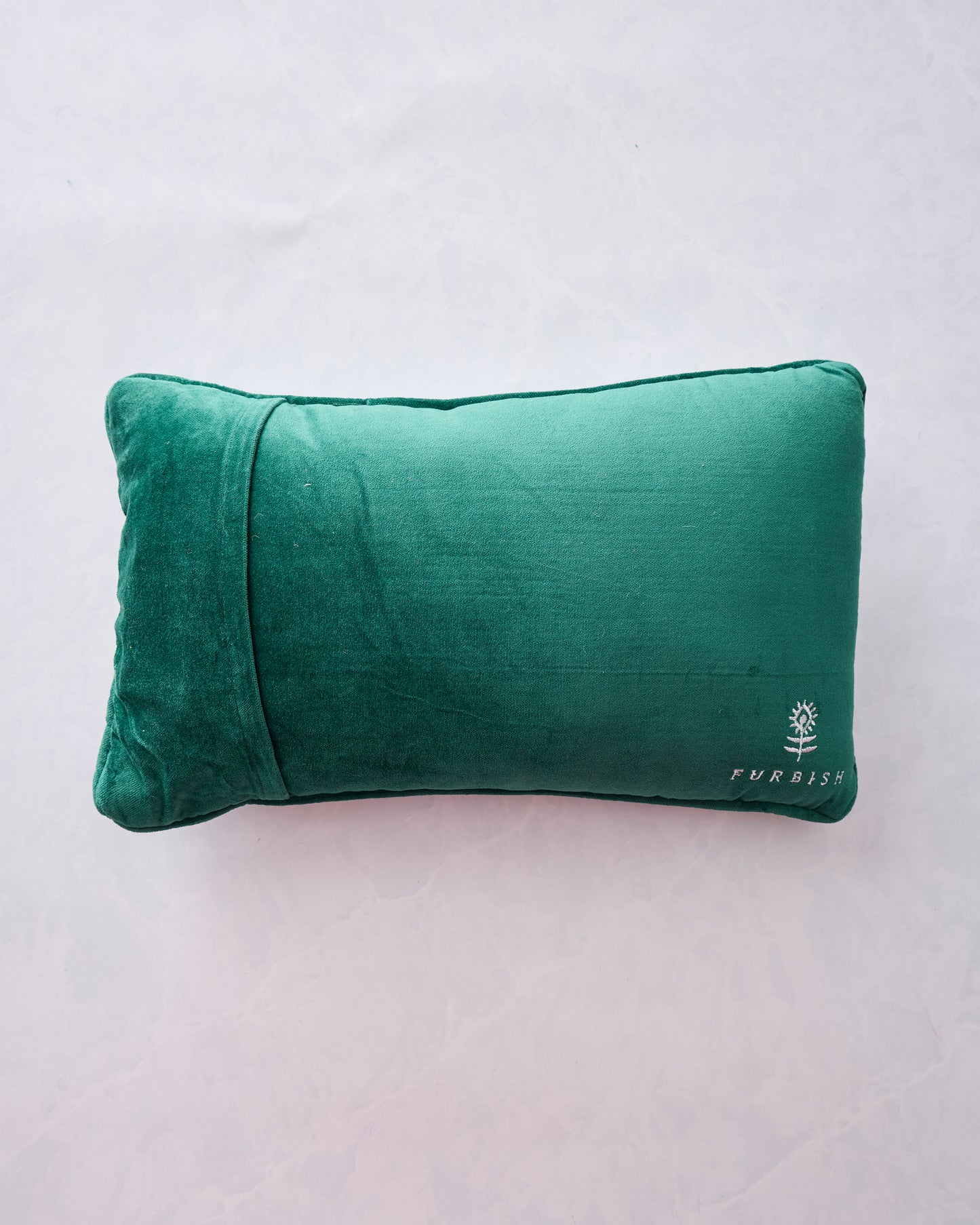 Green Combo - Causing A Racket Needlepoint Pillow - Furbish Studio