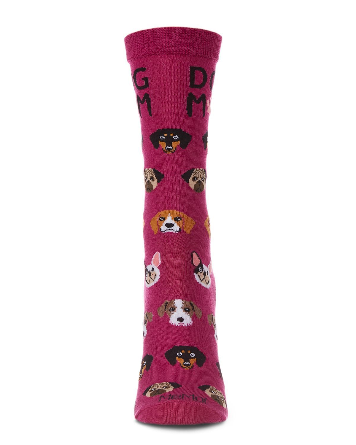 Fuchsia - Dog Mom Bamboo Crew - Infinity Classics - Printfresh