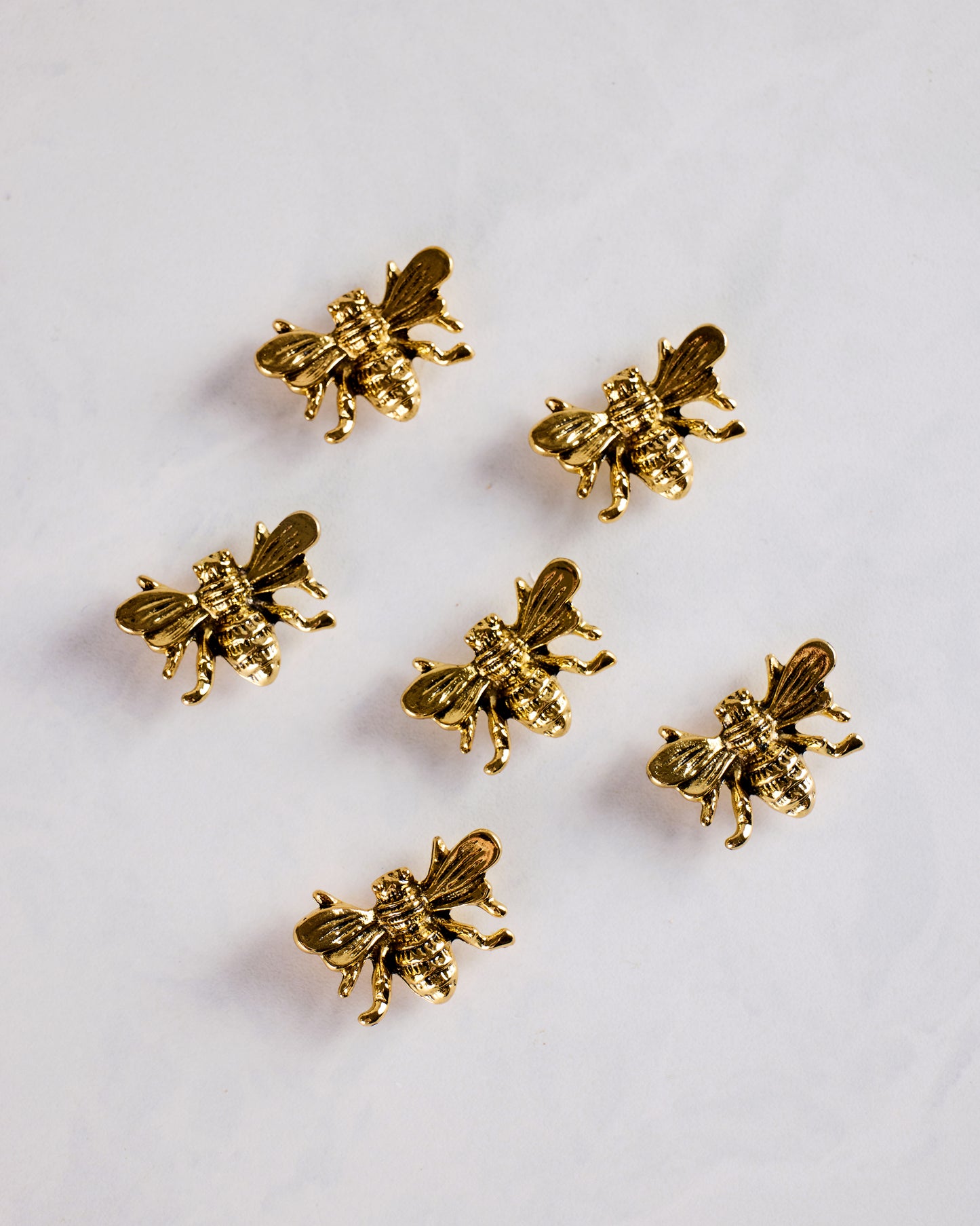 Gold - Bee Magnets Set of 6 - Jolitee - Printfresh