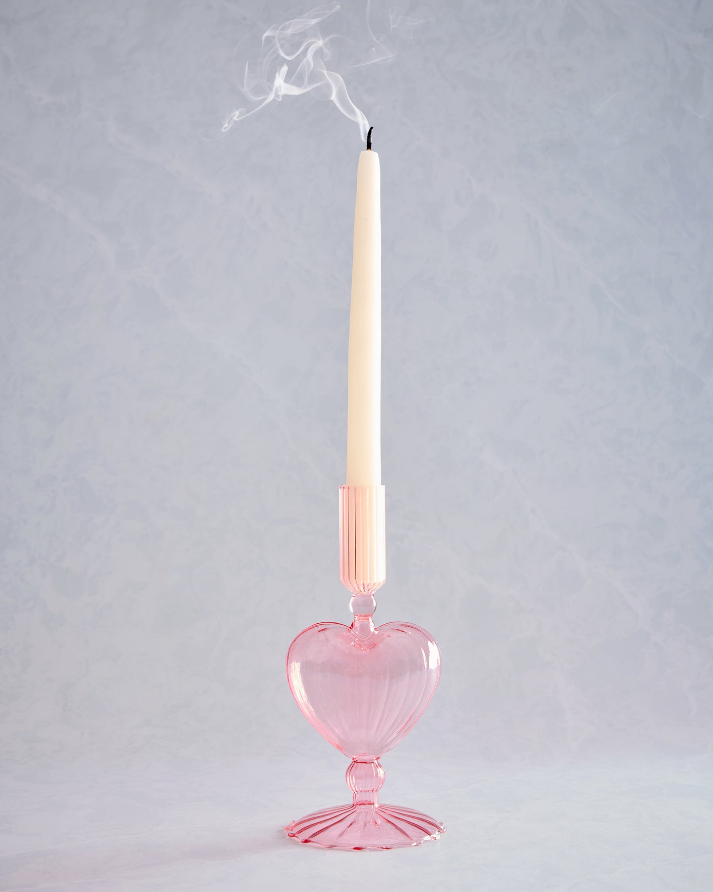 Abbott - Heart Taper Holder - Pink - Printfresh