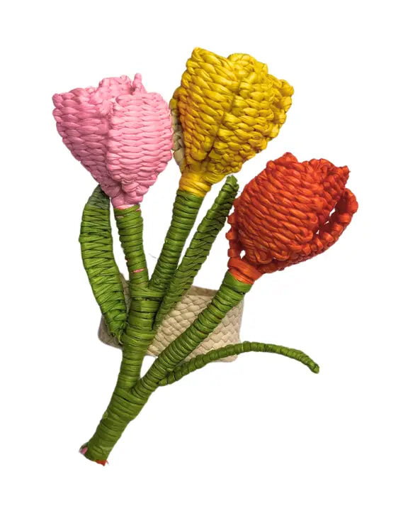 Multi - Tulip Napkin Rings - Coro Cora - Printfresh