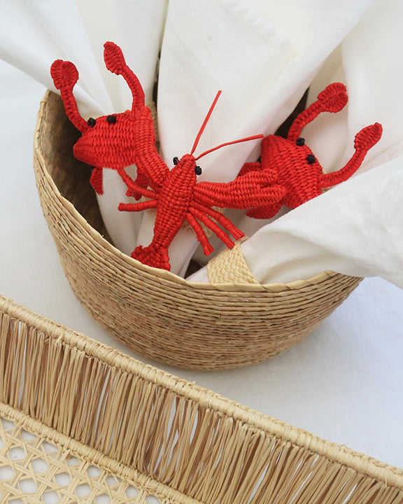 Red Combo - Lobster & Crab Napkin Ring - Klatso - Printfresh