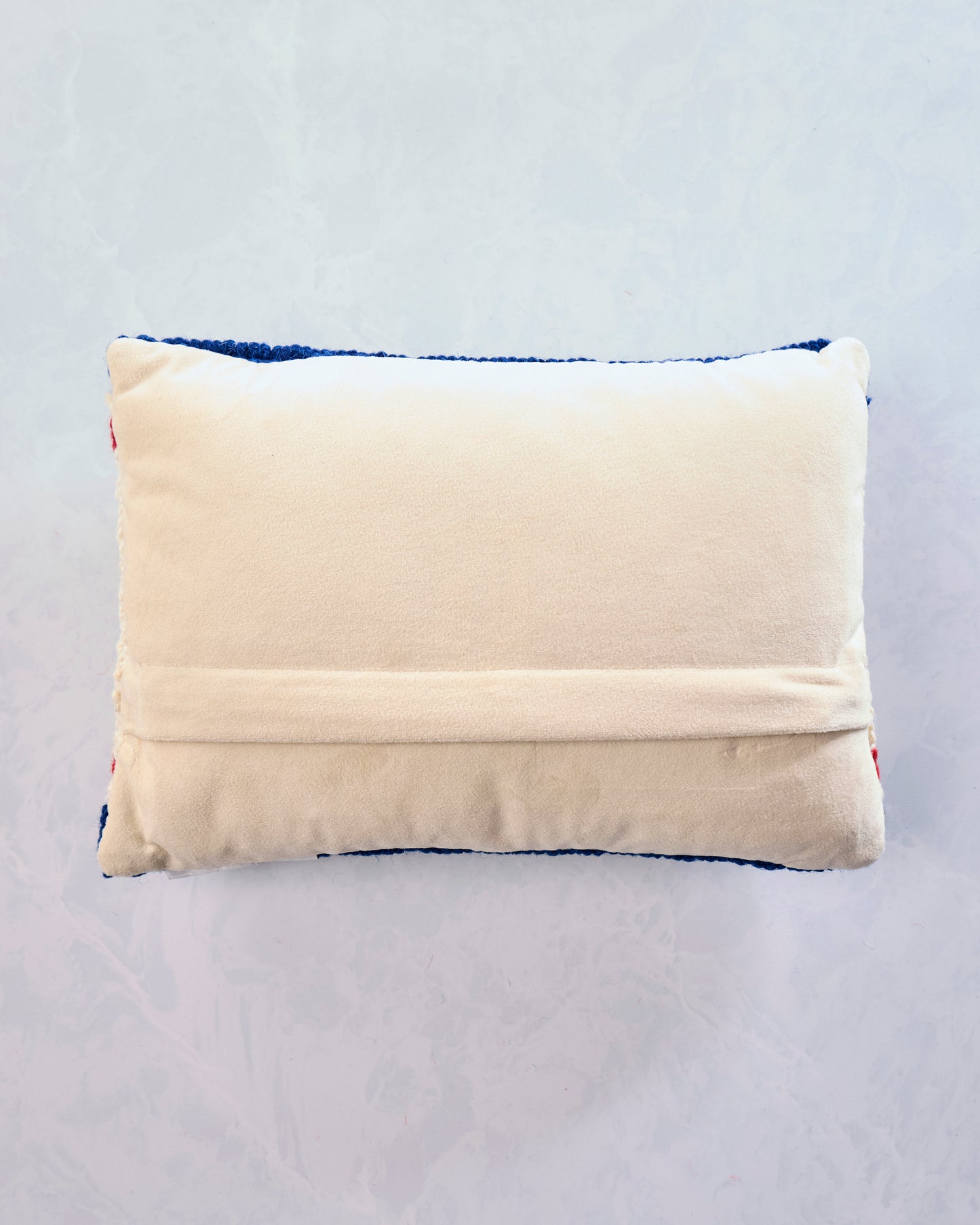 Red/White/Blue - Americana Stars USA Hook Pillow - Peking Handicraft
