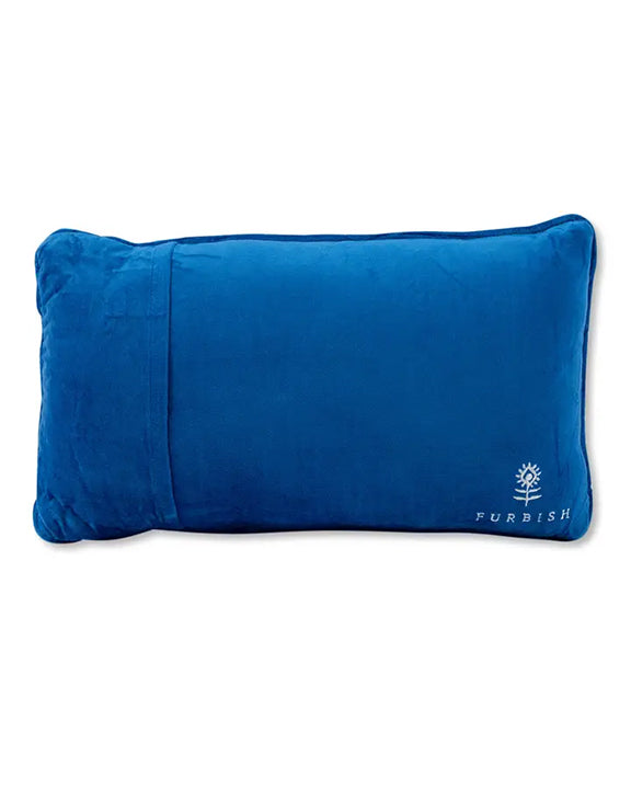 Royal Blue Combo - Hold My Horses Needlepoint Pillow - Furbish - Printfresh