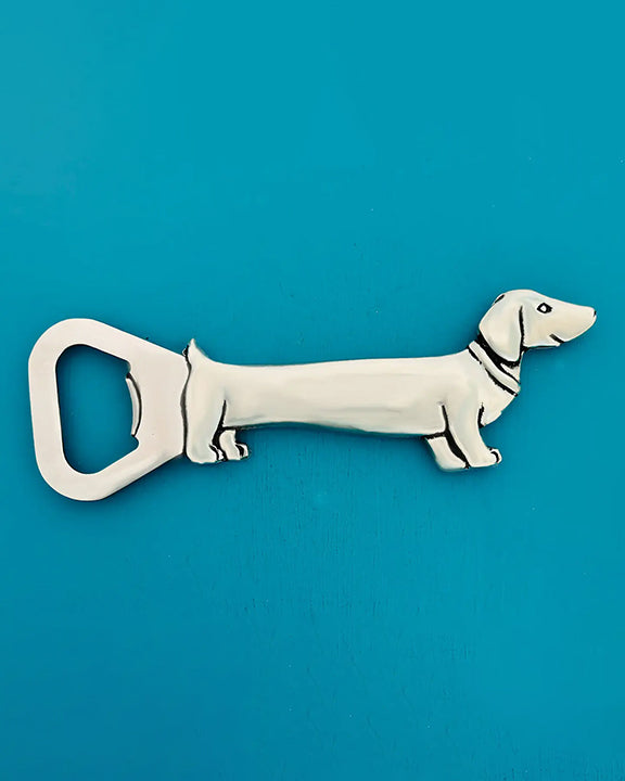 Silver - Dachshund Bottle Opener - Basic Spirit - Printfresh