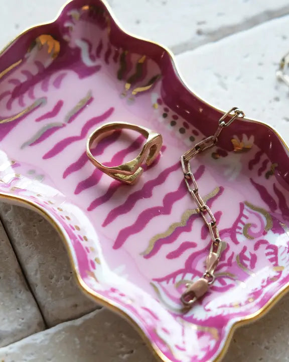 Tibetan Tiger - Porcelain Trinket Dish - Idlewild Co. - Printfresh