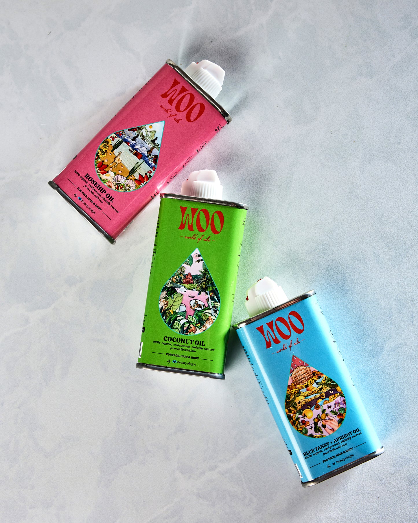 Blue Combo - Woo Blue Tansy and Apricot Oil - Woo - Printfresh