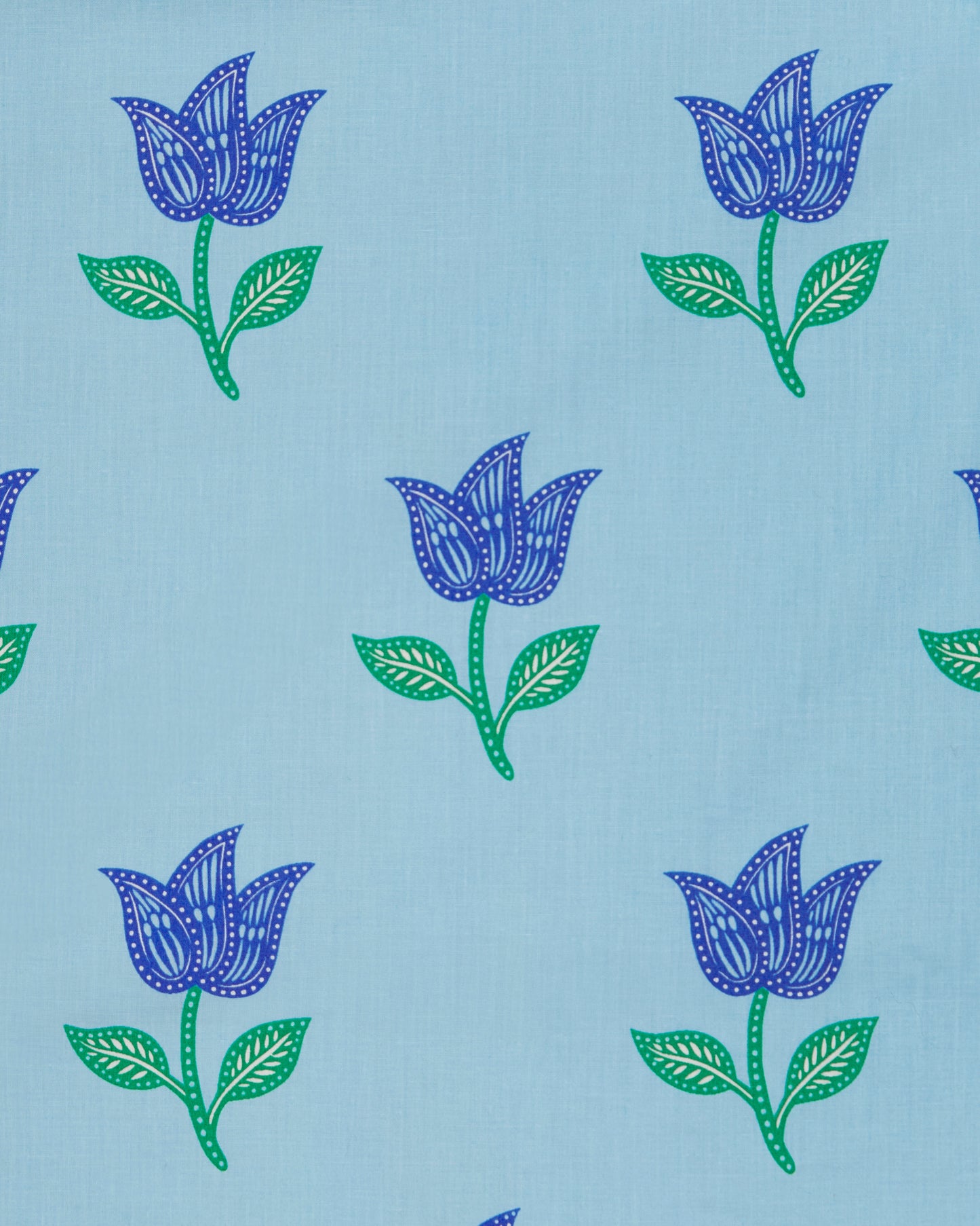 Tulip Bloom - Rosalita Blouse - Oasis Sky - Printfresh