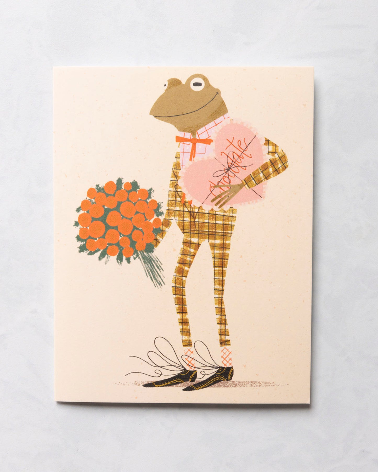 Frog - Handsome Frog Valentine Card - Olive & Company - Printfresh