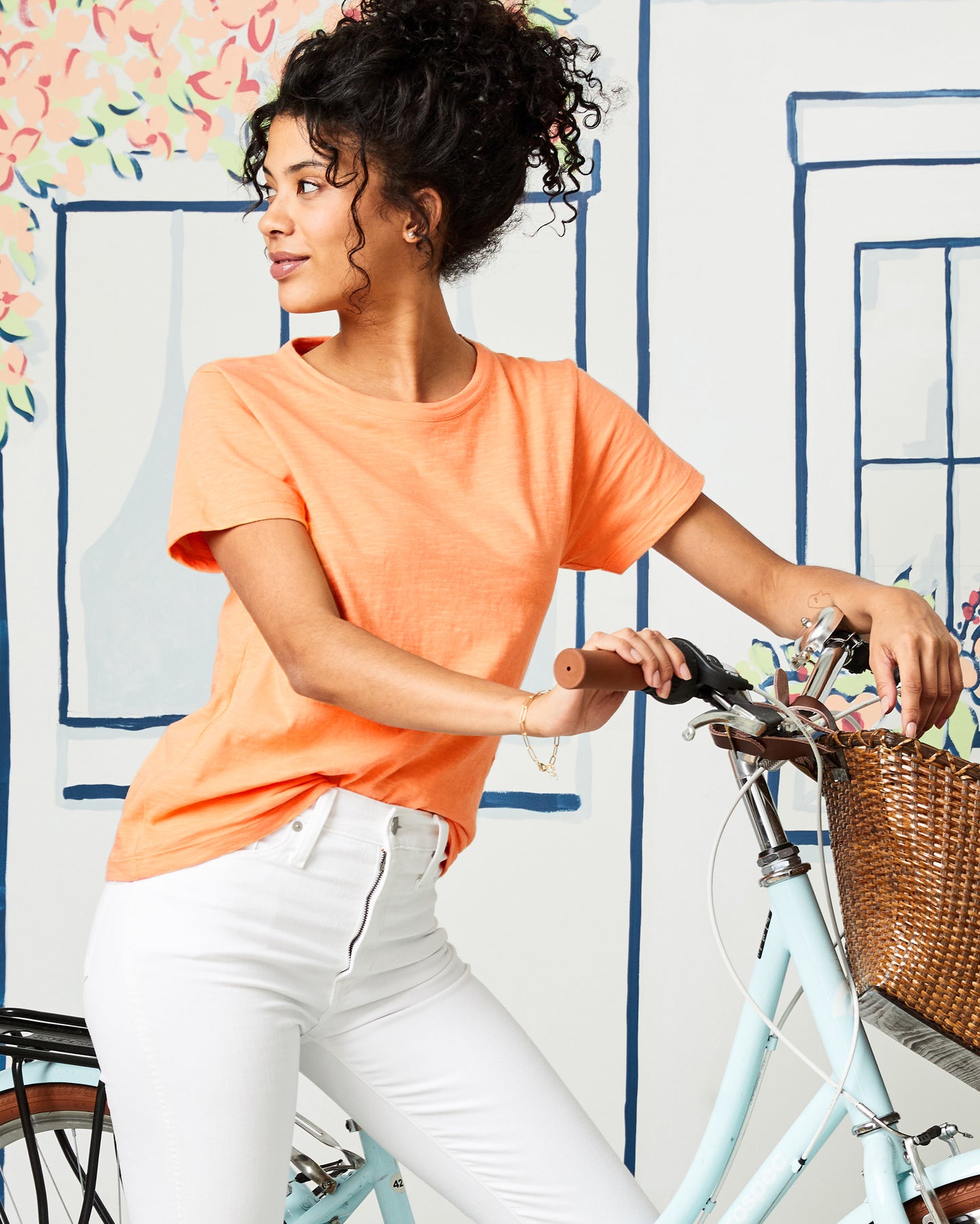 Saturday Tee - Knit T-Shirt - Creamsicle - Printfresh