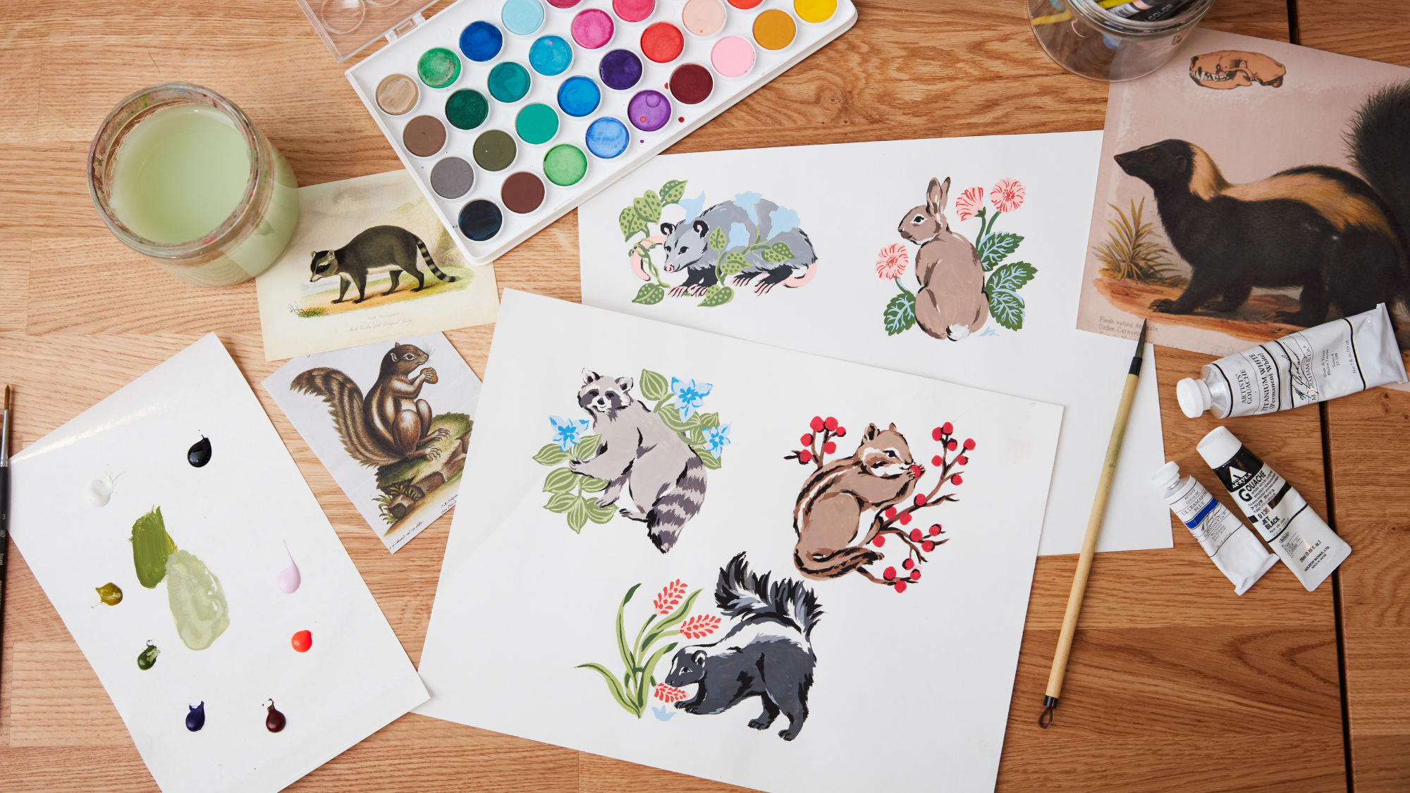 Behind the Print: Woodland Critters