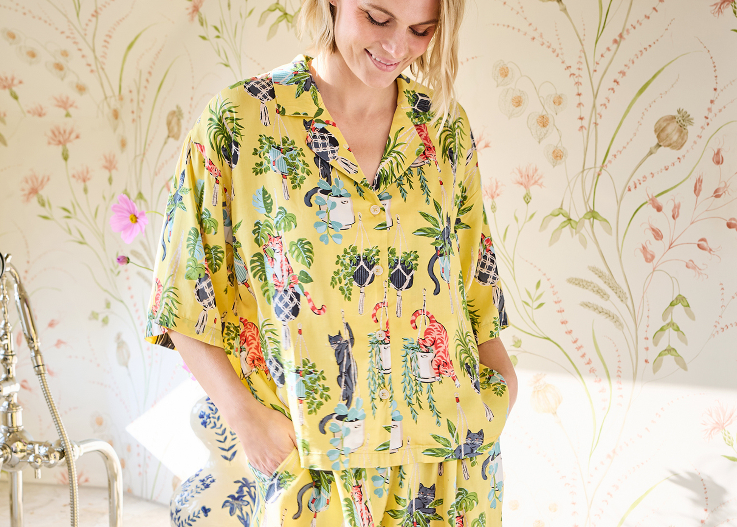 Eco Satin Pajama Sets & Loungewear