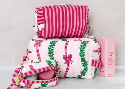Quilted Makeup Bags & Pouches