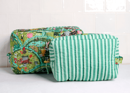 Quilted Makeup Bags & Pouches