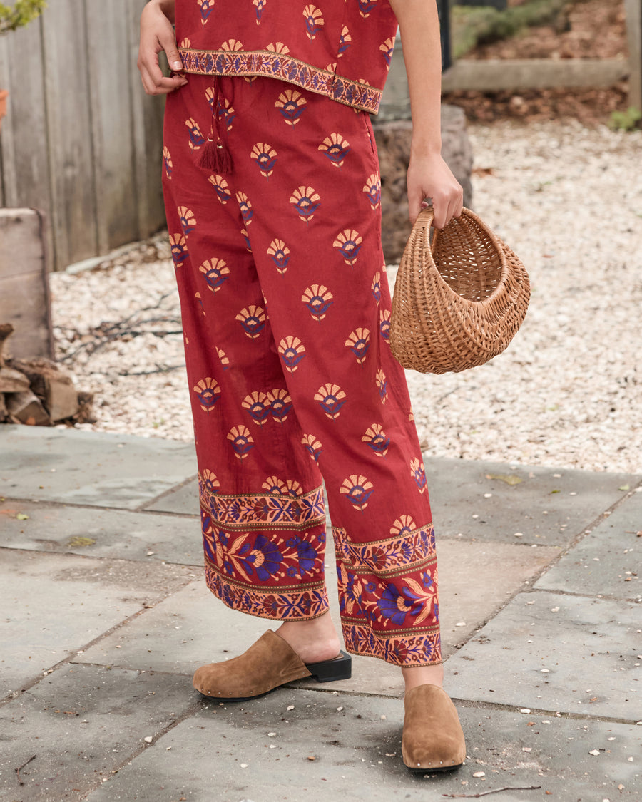 Canyon Wildflower - Delia Pants - Red Rock