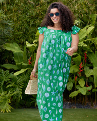 Beachcomber - Shoreline Dress - Golf Greens - Printfresh