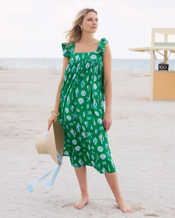 Beachcomber - Shoreline Dress - Golf Greens - Printfresh