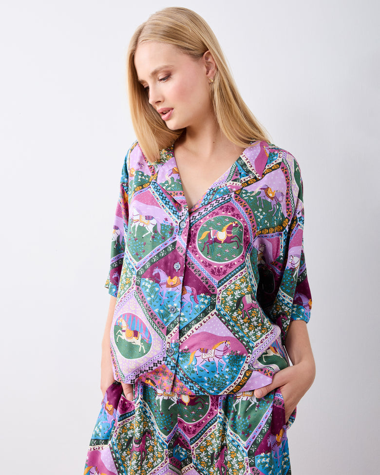 High Horse - Eco Satin Wildest Dream Set - Mulberry - Printfresh