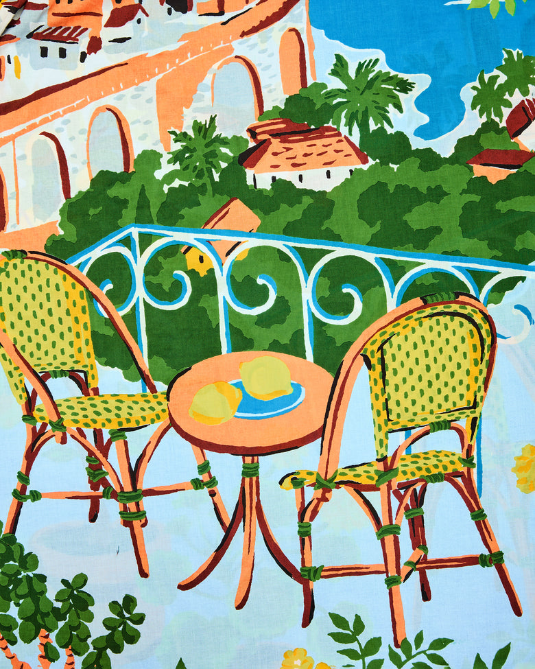 Amalfi Coast - Atlantic Cover Up - Amalfi Blue - Printfresh